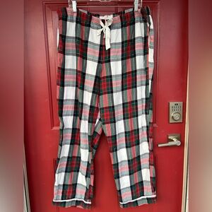 VICTORIAS SECRET sXL cotton/modal PJ pant-look new-super soft/silky-side pockets